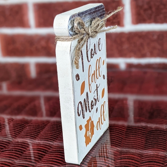 Adorable 🍁FALL🍁 Mason Jar Home Decor Accent - Picture 7 of 14